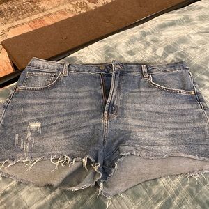 Wild fable jean shorts minimal distressing